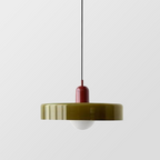 HaloLicht: Modern Art Deco Pendant Light Made of Glass for Stylish Living Spaces