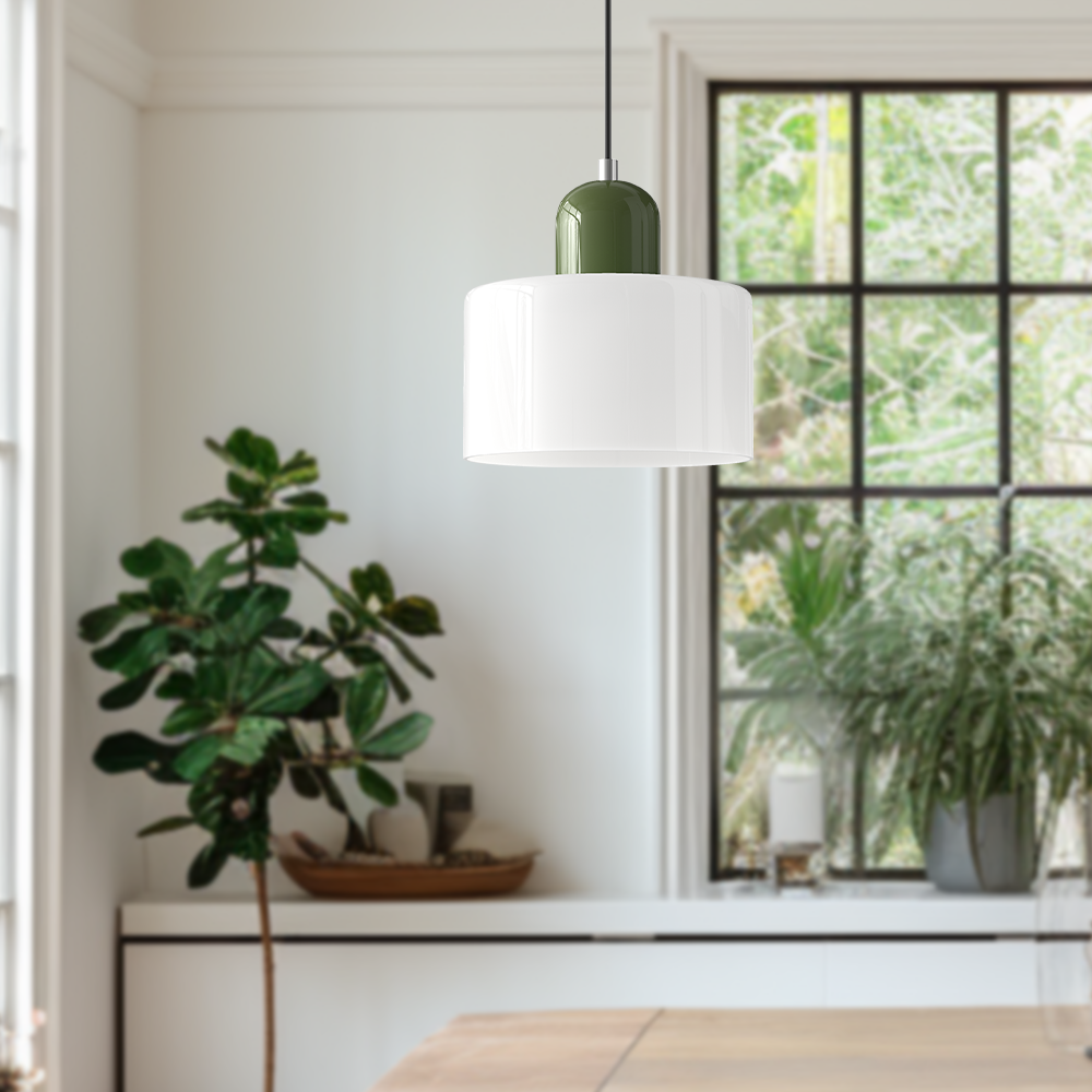 HaloLumen: Modern Pendant Light in Extended Halo Design