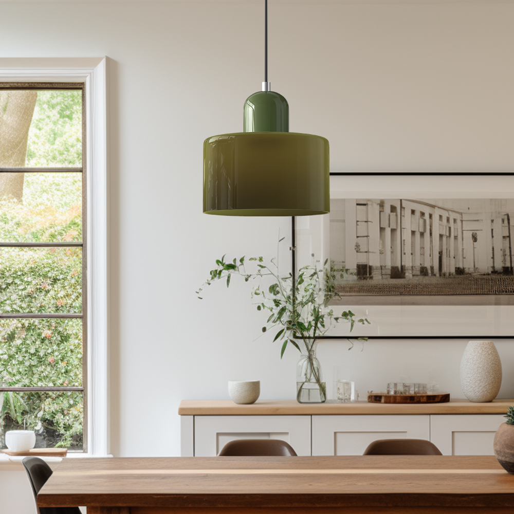 HaloLumen: Modern Pendant Light in Extended Halo Design