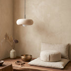Halo Donut Opal Glass Pendant Lamp