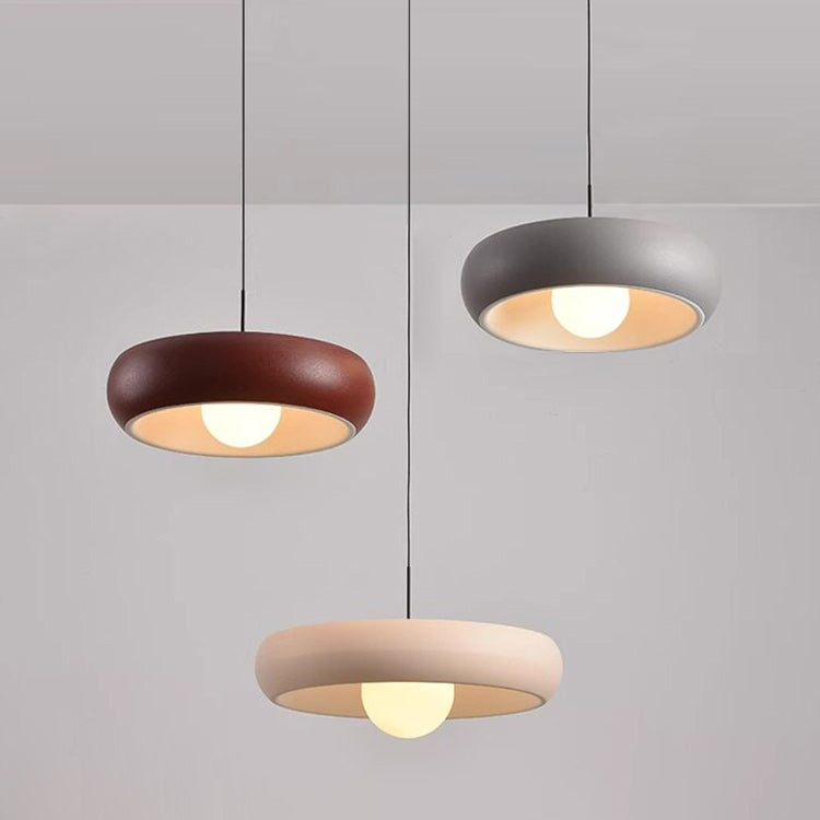 Halo Donut Opal Glass Pendant Lamp