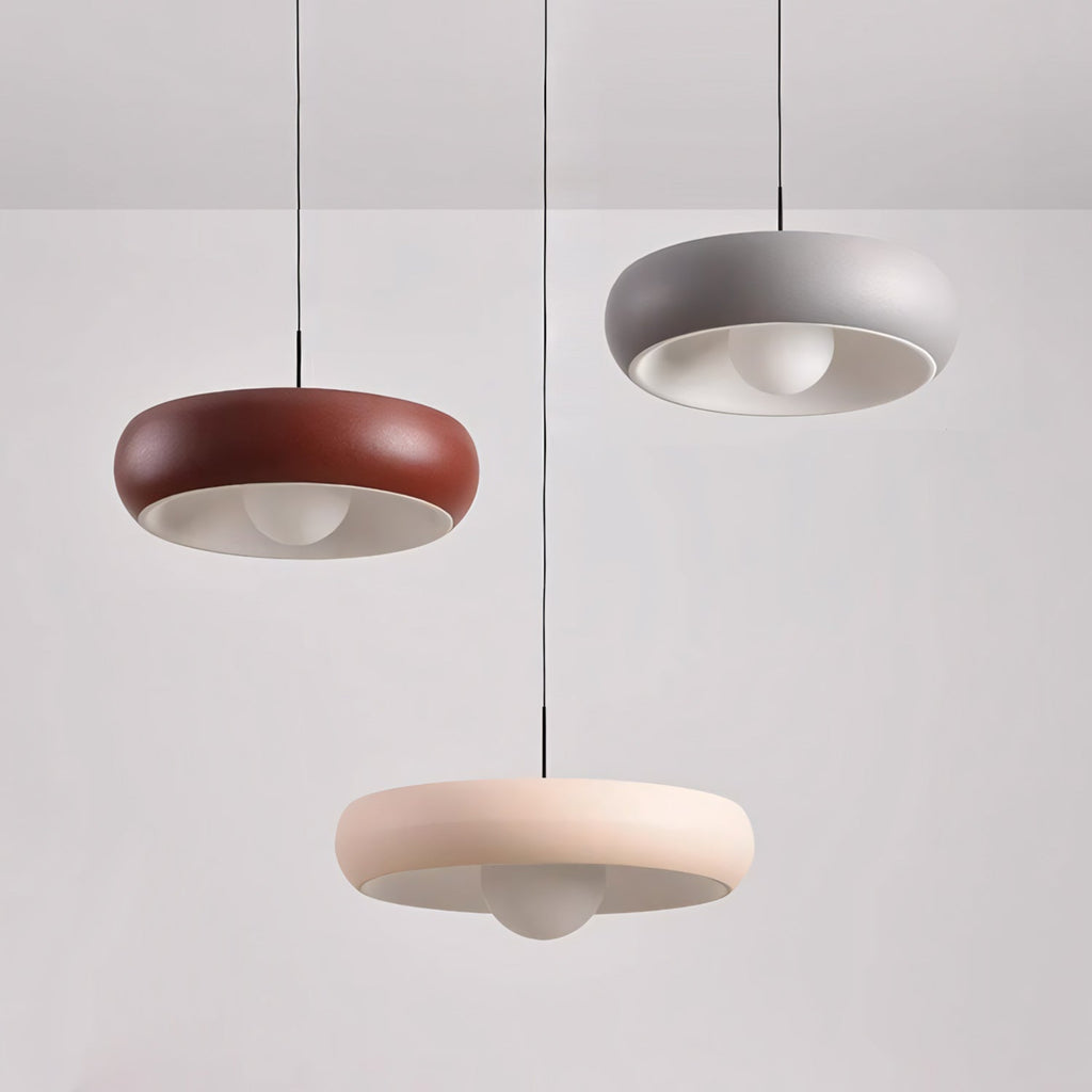Halo Donut Opal Glass Pendant Lamp