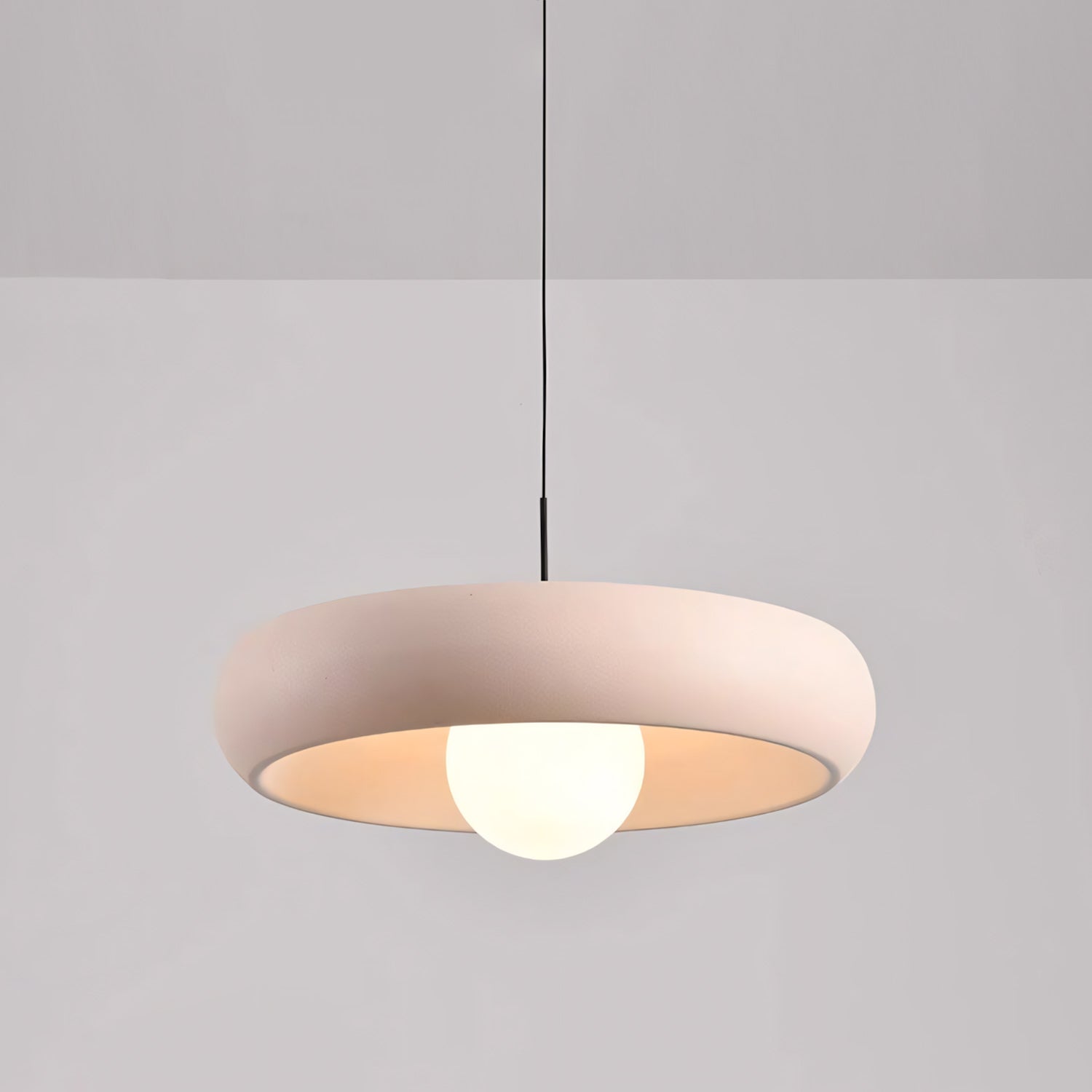 Halo Donut Opal Glass Pendant Lamp