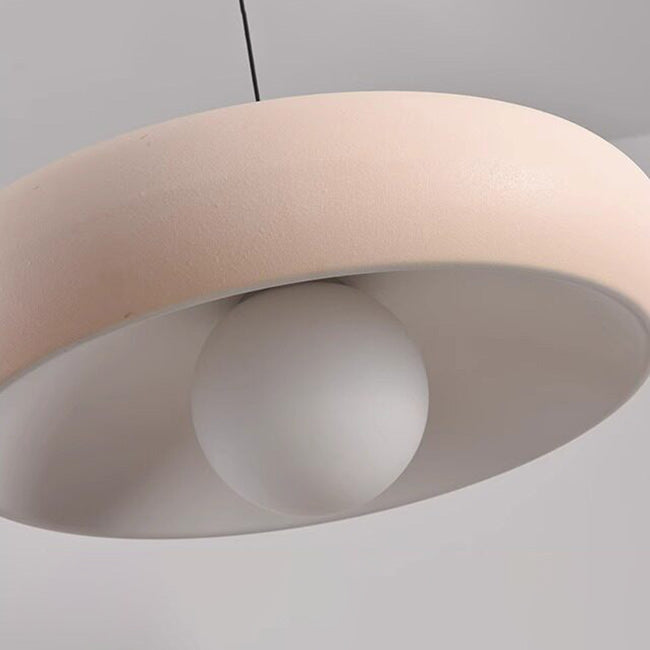 Halo Donut Opal Glass Pendant Lamp