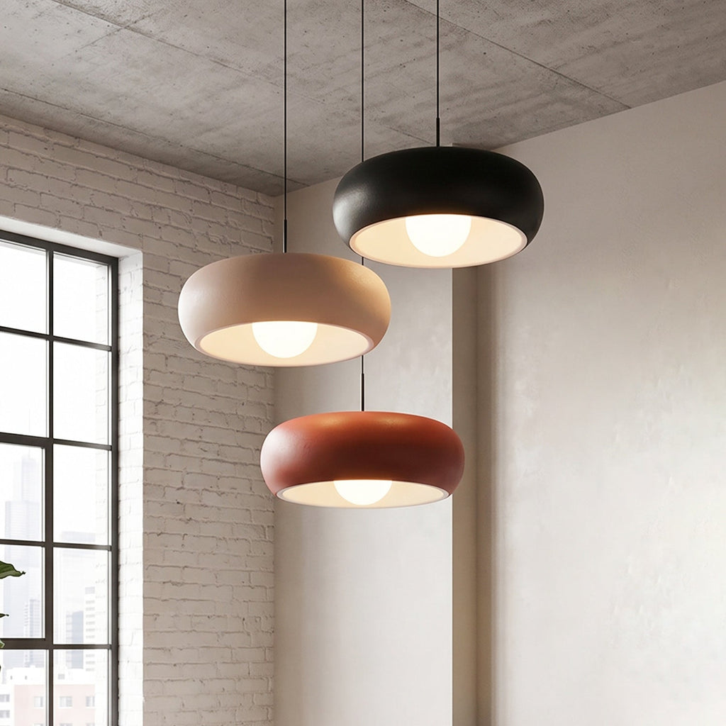 Halo Donut Opal Glass Pendant Lamp