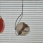 Halo Industrial Amber Glass Pendant Lamp