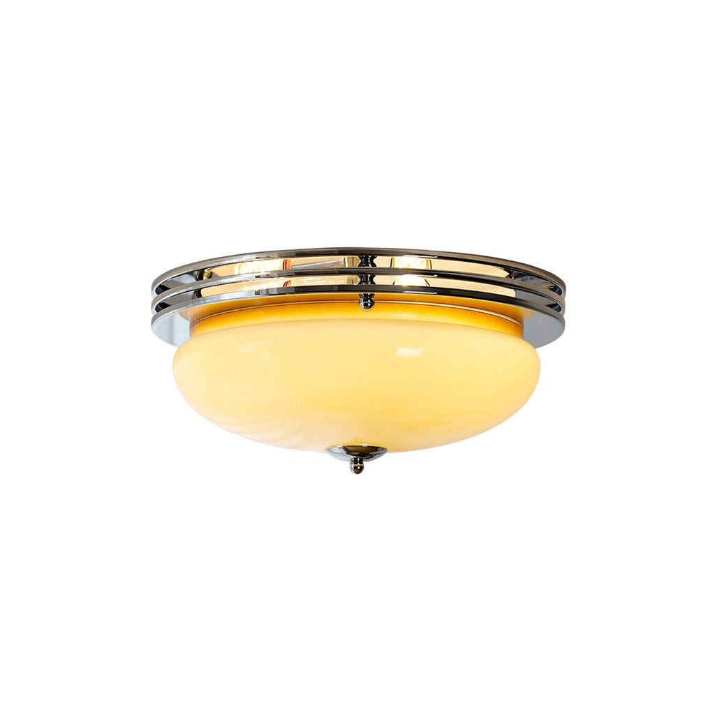 Halson Streamline Art Deco Semi-Flush Mount