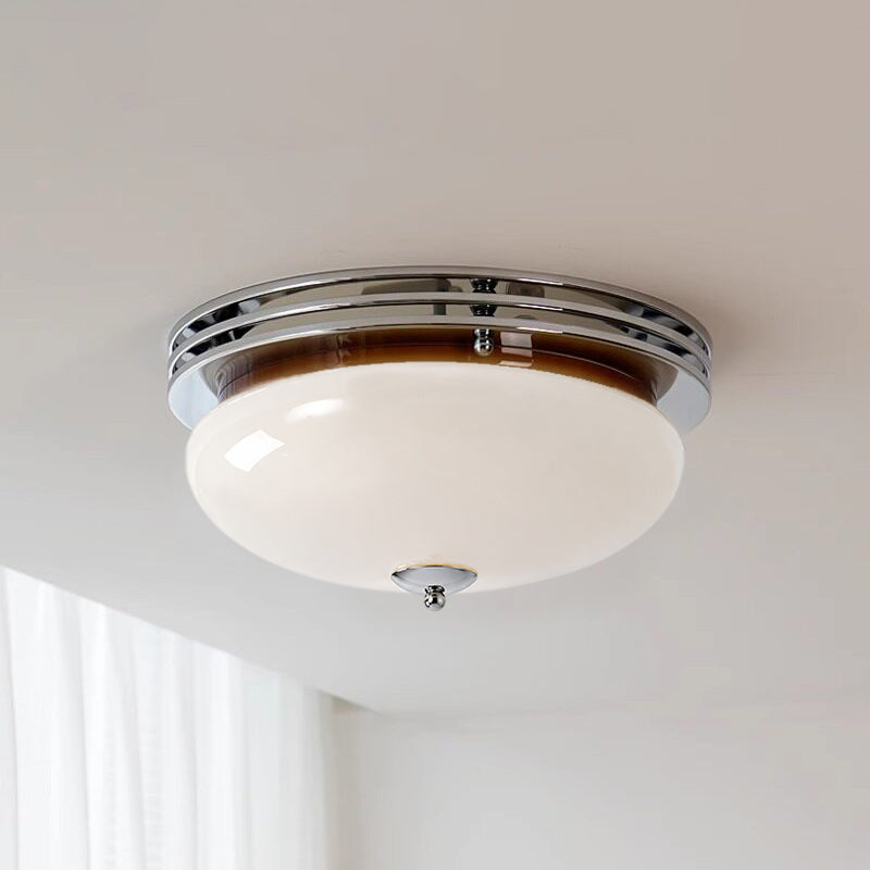 Halson Streamline Art Deco Semi-Flush Mount