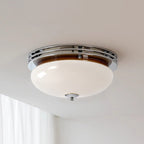 Halson Streamline Art Deco Semi-Flush Mount