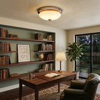 Halson Streamline Art Deco Semi-Flush Mount