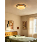 Halson Streamline Art Deco Semi-Flush Mount