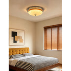 Halson Streamline Art Deco Semi-Flush Mount