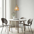 HanaLicht: Japanese Glass Pendant Lamp in Retro Flower Design – Elegant Hanging Light