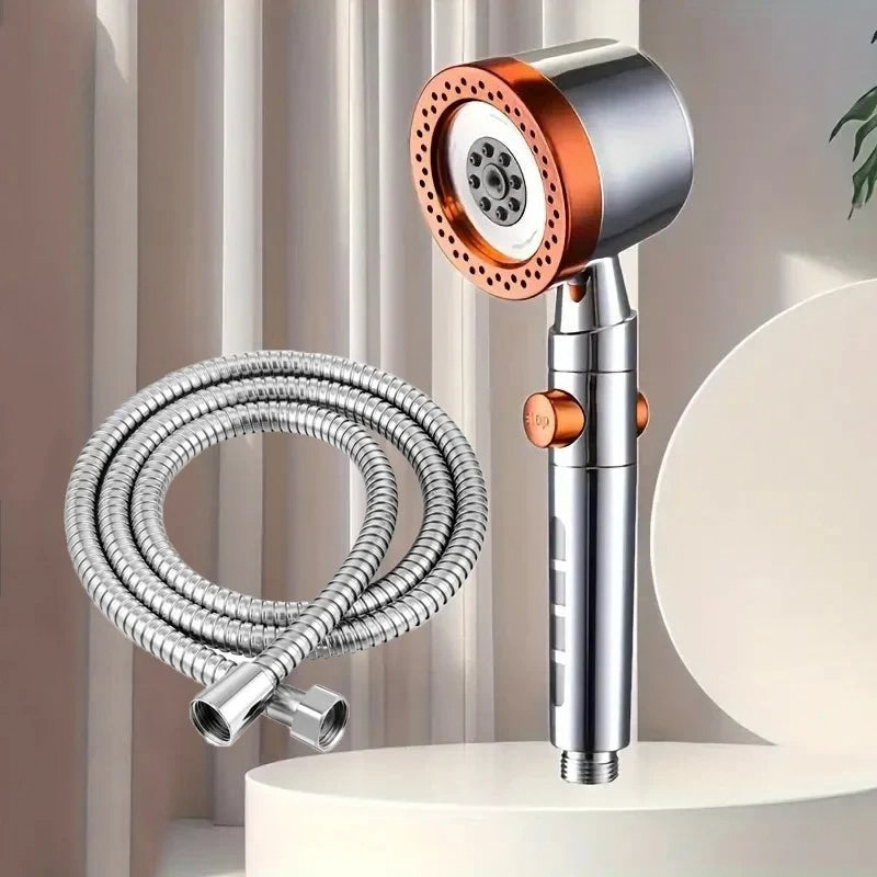 Handheld Shower Head 6 Spray Modes ABS Stainless Steel Filter