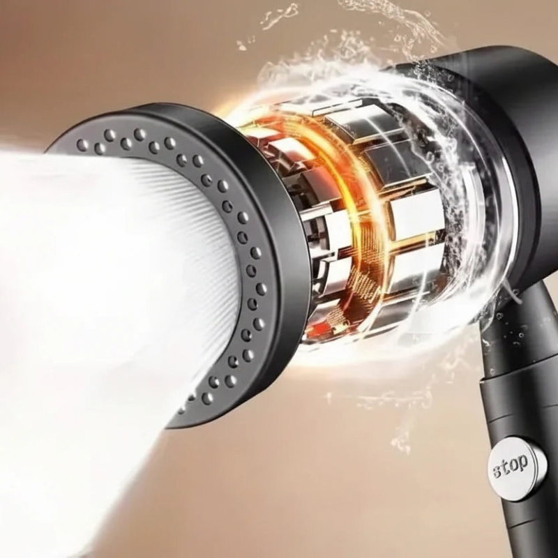 Handheld Shower Head 6 Spray Modes ABS Stainless Steel Filter