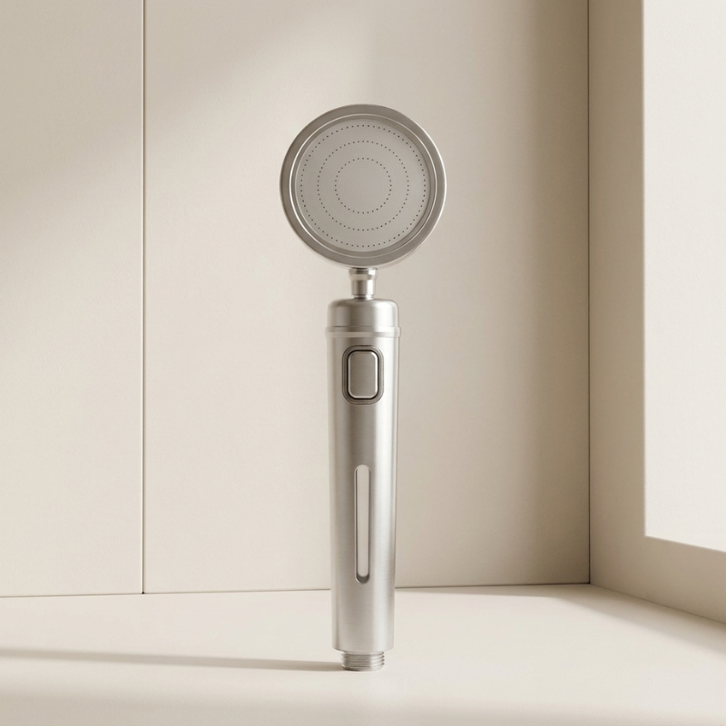 Handheld Shower Head Stainless Steel Dual Spray Adjustable Design