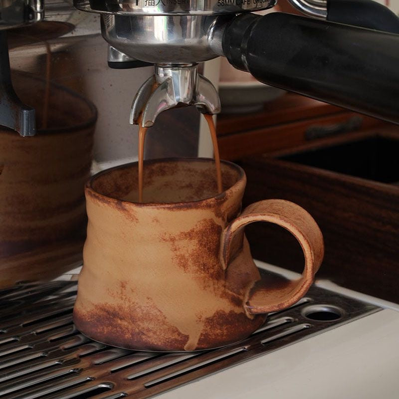 Mug Ceramic Handmade Earth Tone Coffee Cup