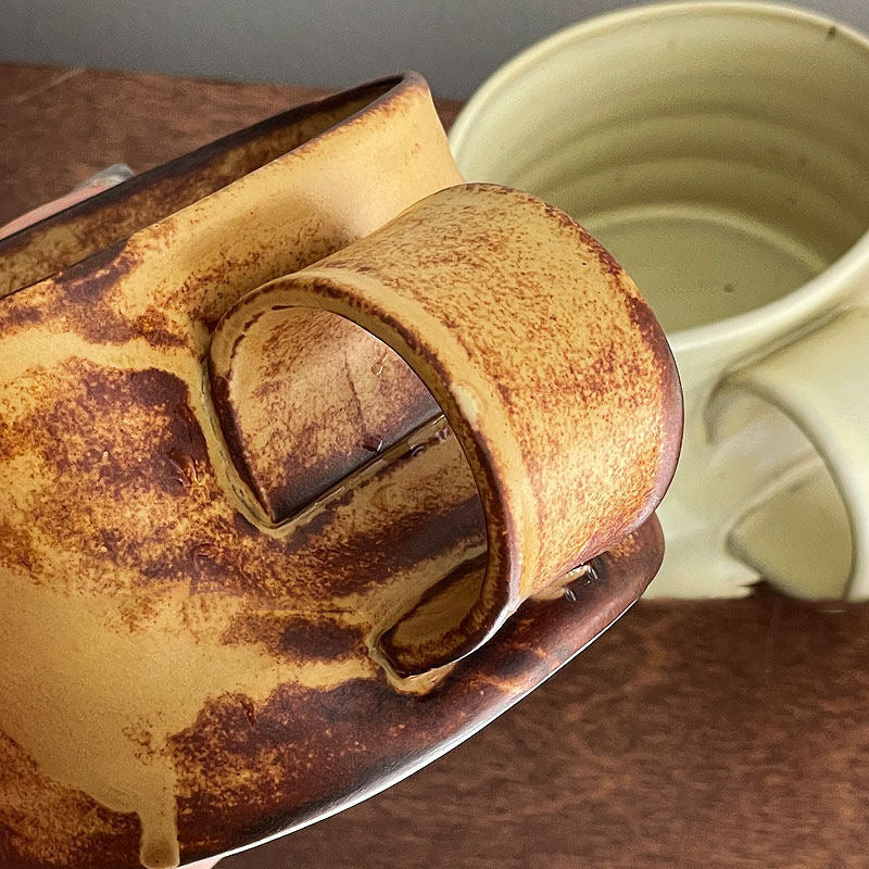 Mug Ceramic Handmade Earth Tone Coffee Cup