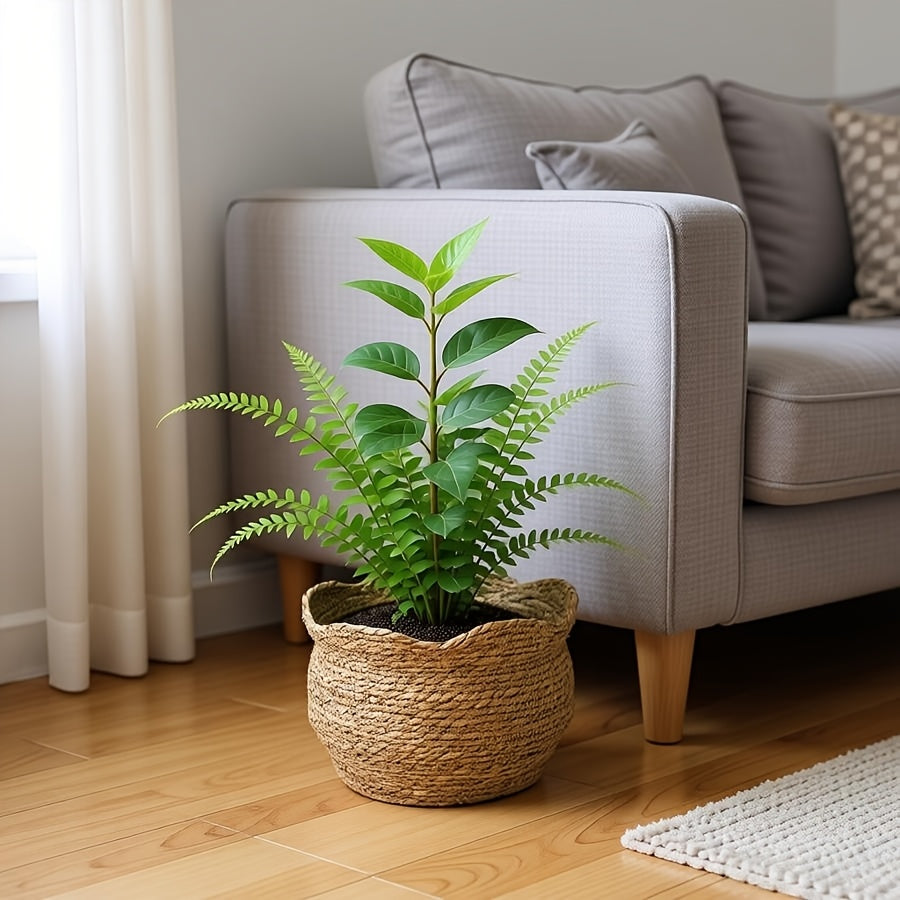 Rattan Planter Handwoven Natural Woven Basket Design