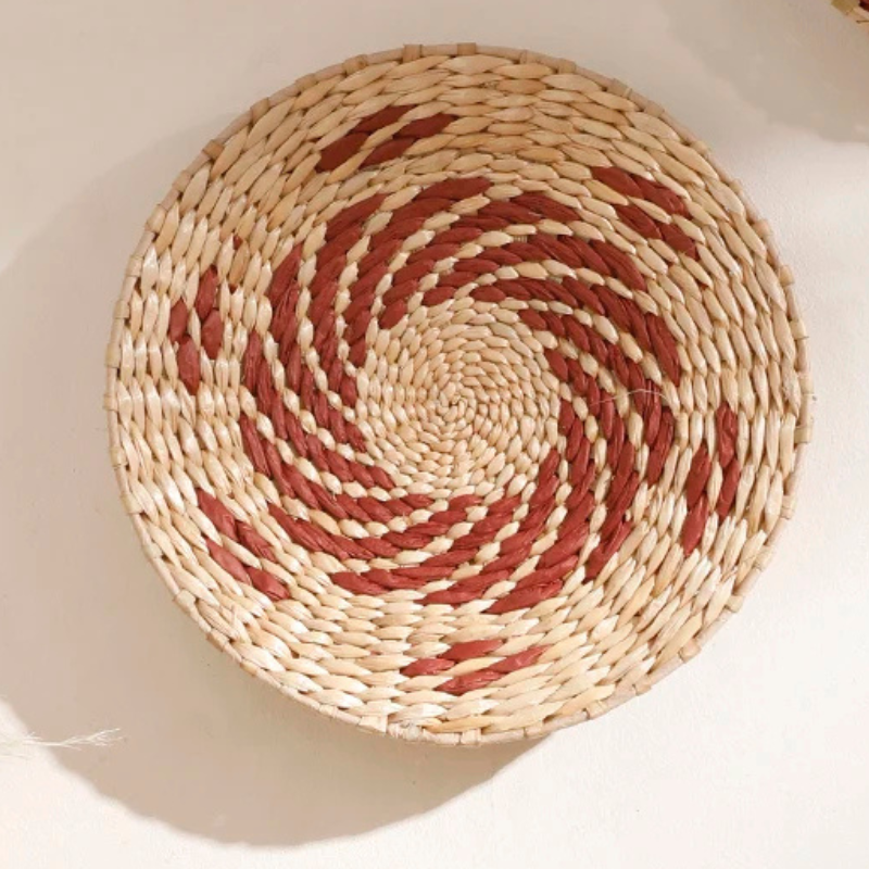 Handwoven Seagrass Wall Art Set – Bohemian Decor with Natural Textures and Unique Patterns for Rustic and Modern Interiors