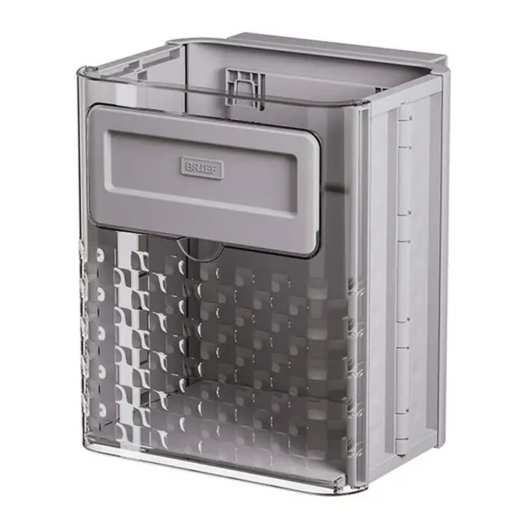 Hanging Trash Bin, 10L Capacity, Cabinet-Mounted Design, Wide Opening