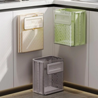 Hanging Trash Bin, 10L Capacity, Cabinet-Mounted Design, Wide Opening