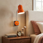 Hans Retro Color-Block Gooseneck Wall Sconce