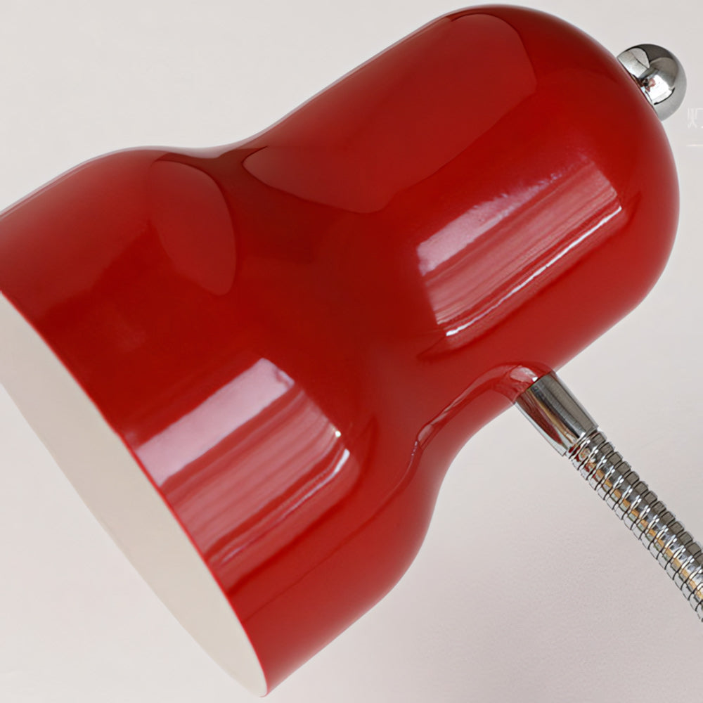 Hans Retro Color-Block Gooseneck Wall Sconce