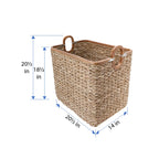 Harlow storage basket made of seagrass