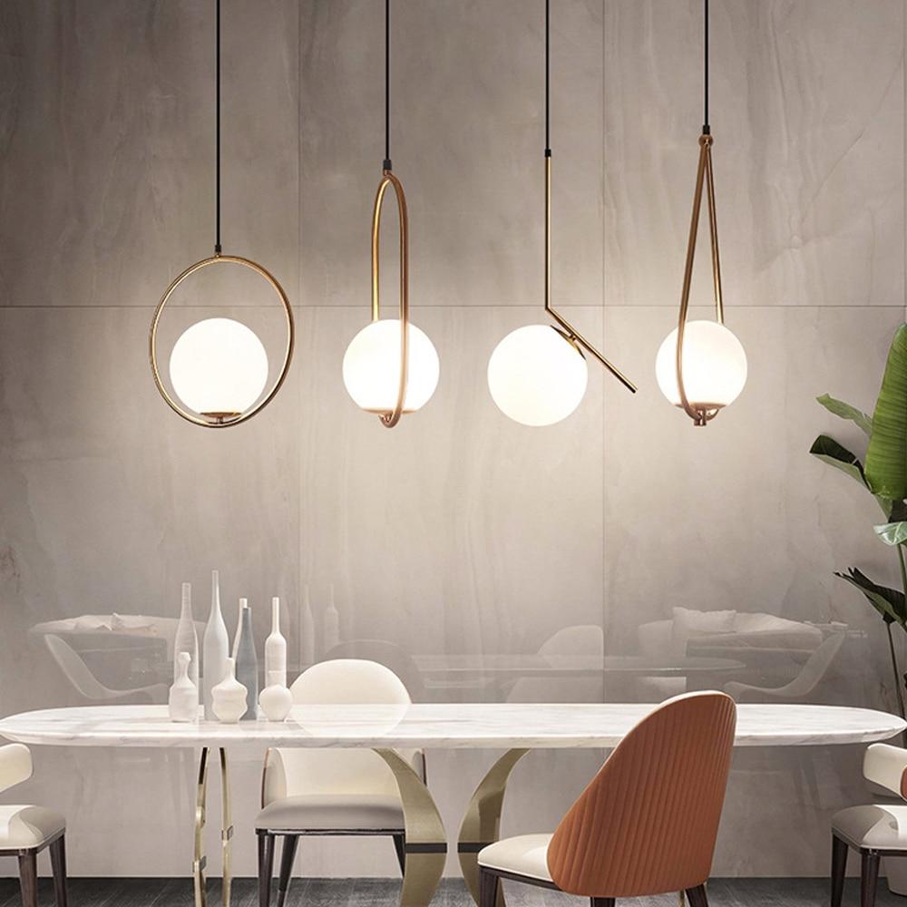 Harmonelle: Pendant Light Made of Glass & Iron in Four Style Variants – for Elegant Living Spaces