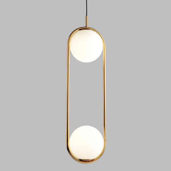 Harmonelle: Pendant Light Made of Glass & Iron in Four Style Variants – for Elegant Living Spaces