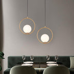 Harmonelle: Pendant Light Made of Glass & Iron in Four Style Variants – for Elegant Living Spaces