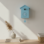 HarmonieZeit: Stylish Cuckoo Wall Clock with Nostalgic Call & Minimalist Form – for Living Room & Hallway