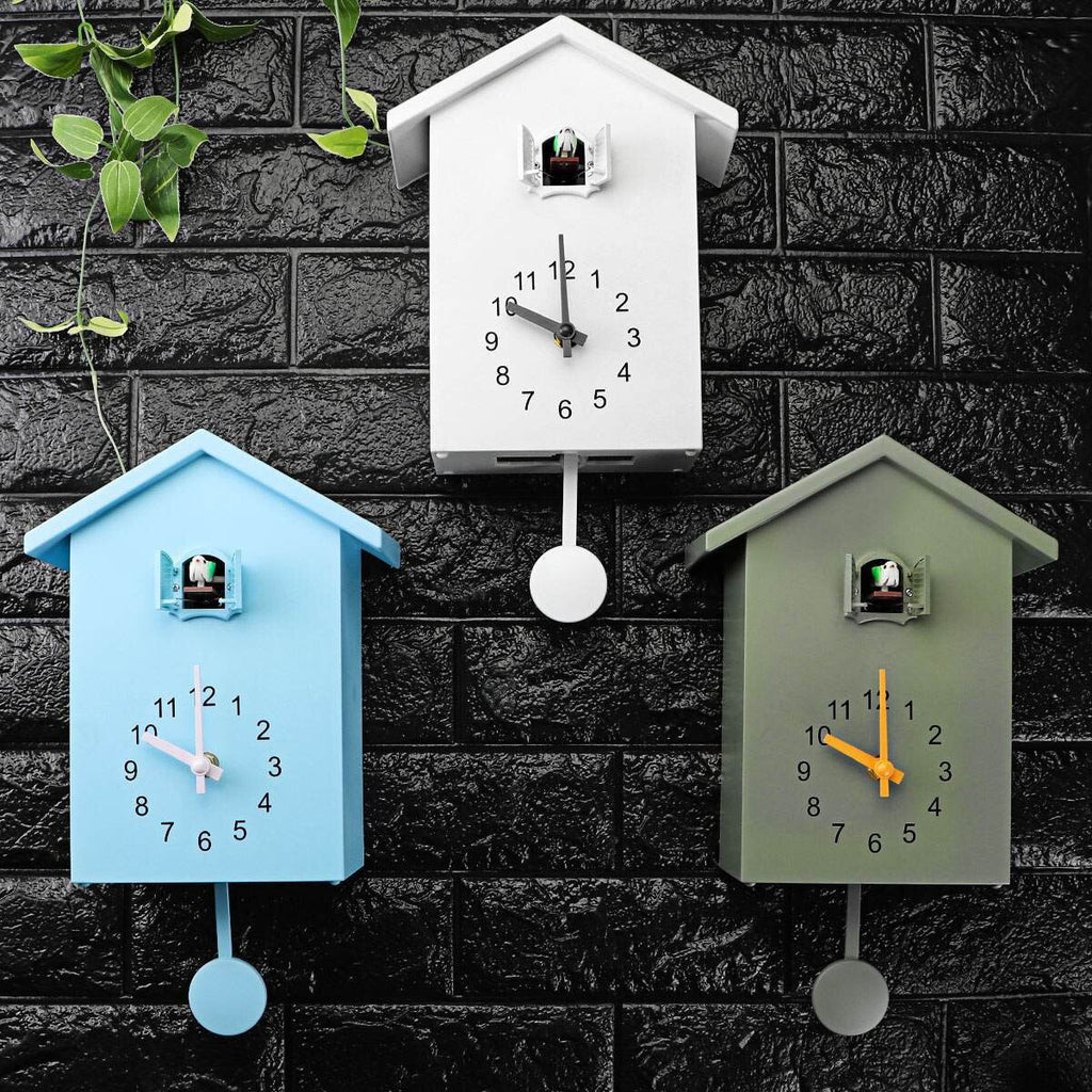 HarmonieZeit: Stylish Cuckoo Wall Clock with Nostalgic Call & Minimalist Form – for Living Room & Hallway