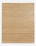 Haven Jute Rug | Textured Grid Design, Luxe Earth Tones