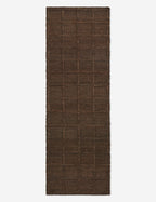 Haven Jute Rug | Textured Grid Design, Luxe Earth Tones