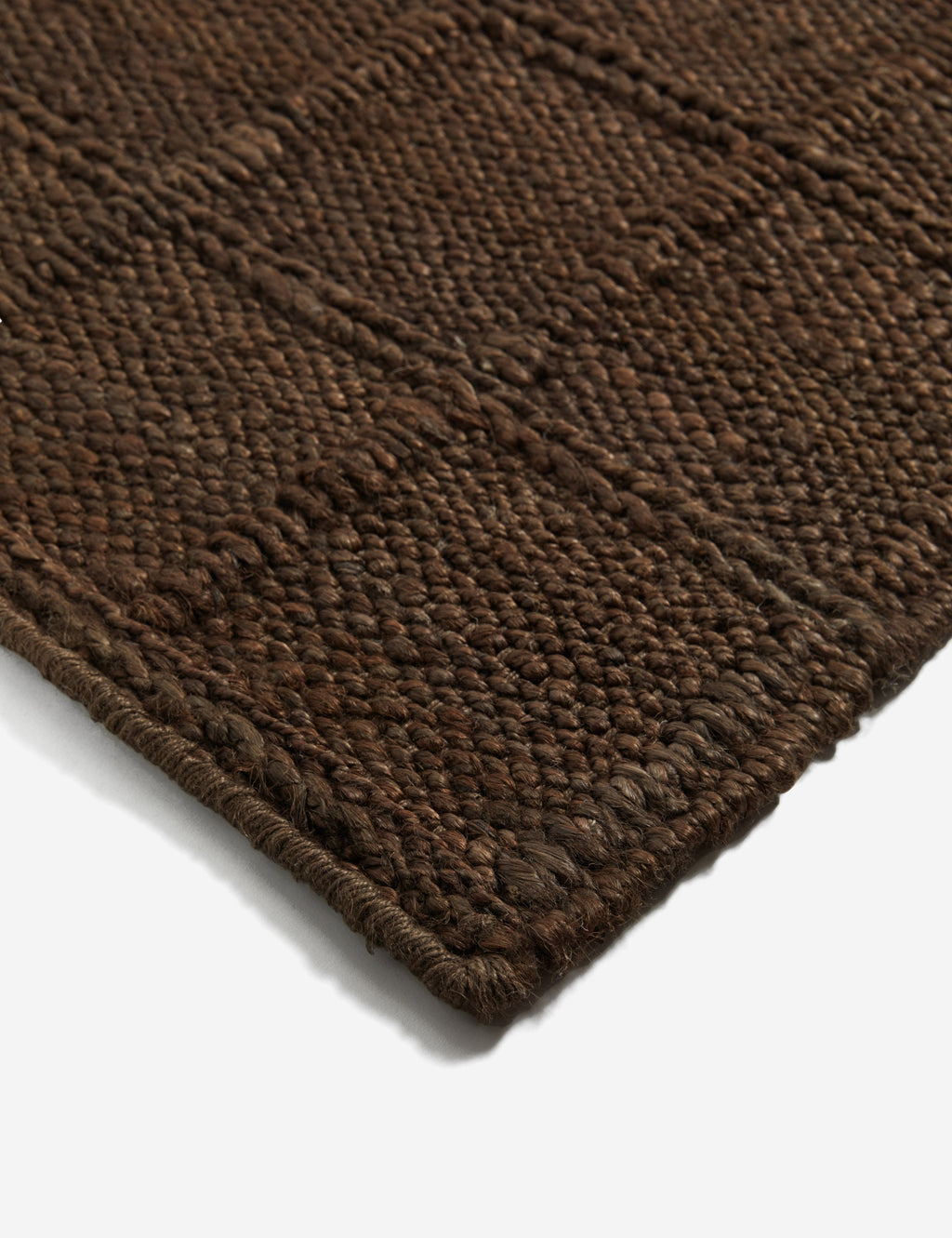 Haven Jute Rug | Textured Grid Design, Luxe Earth Tones