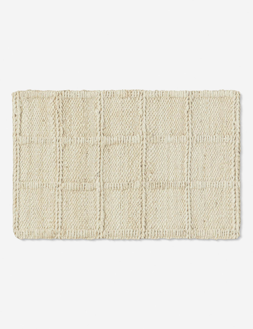 Haven Jute Rug | Textured Grid Design, Luxe Earth Tones