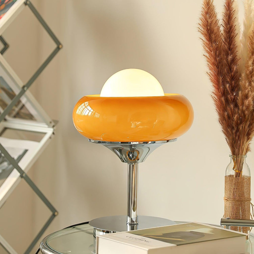 Harvey Retro Glass Table Lamp
