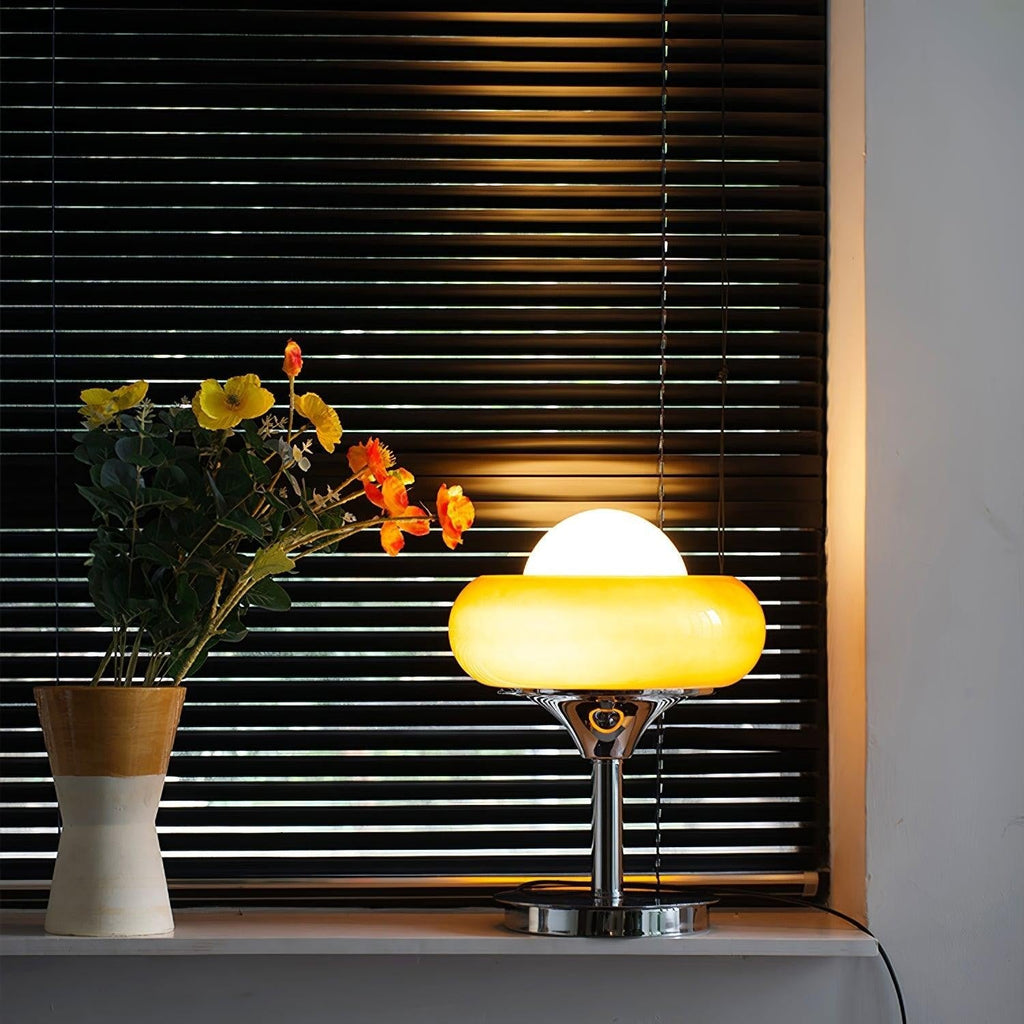 Harvey Retro Glass Table Lamp