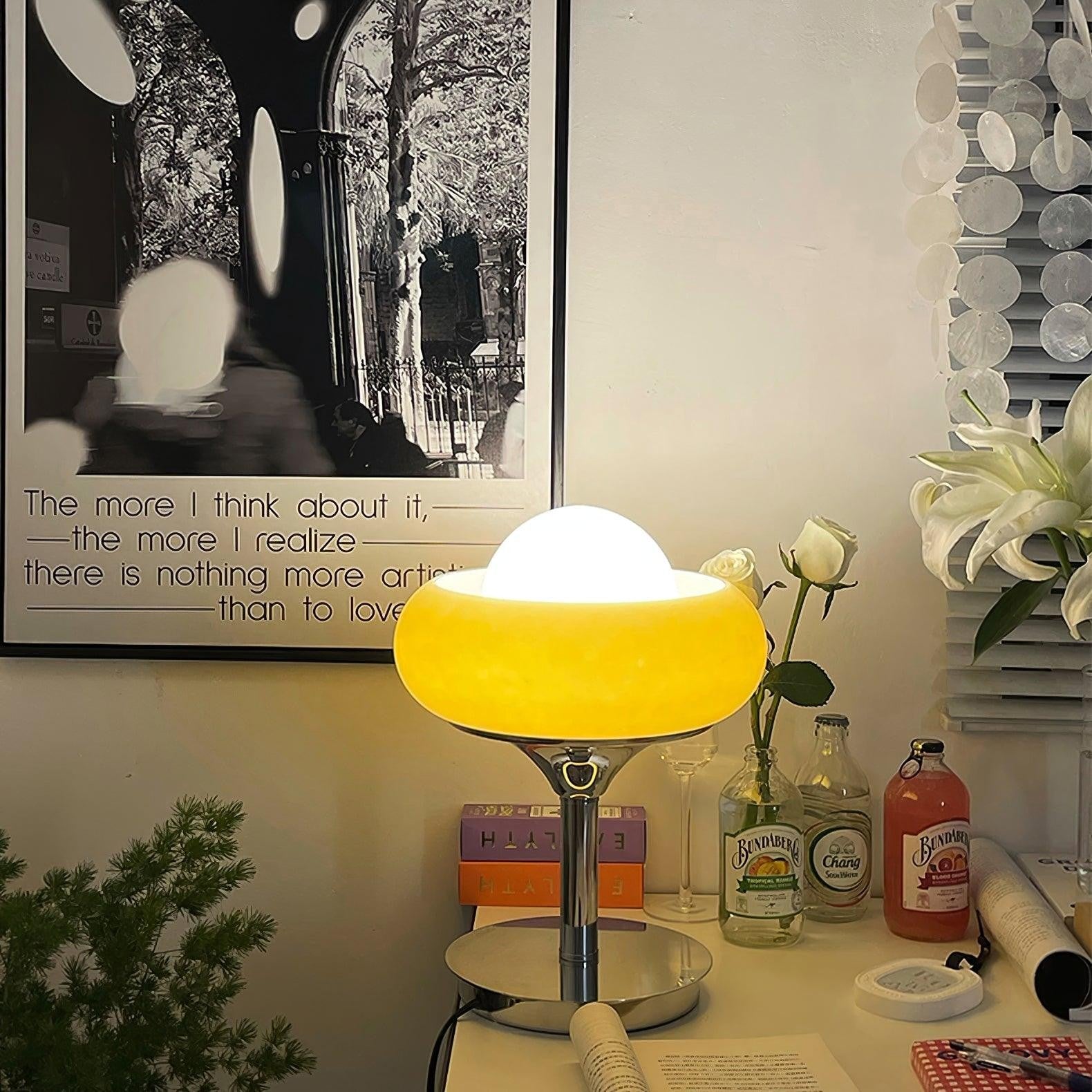Harvey Retro Glass Table Lamp
