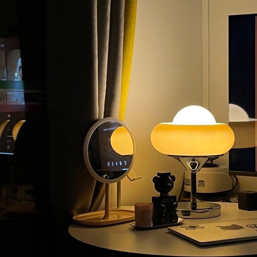Harvey Retro Glass Table Lamp