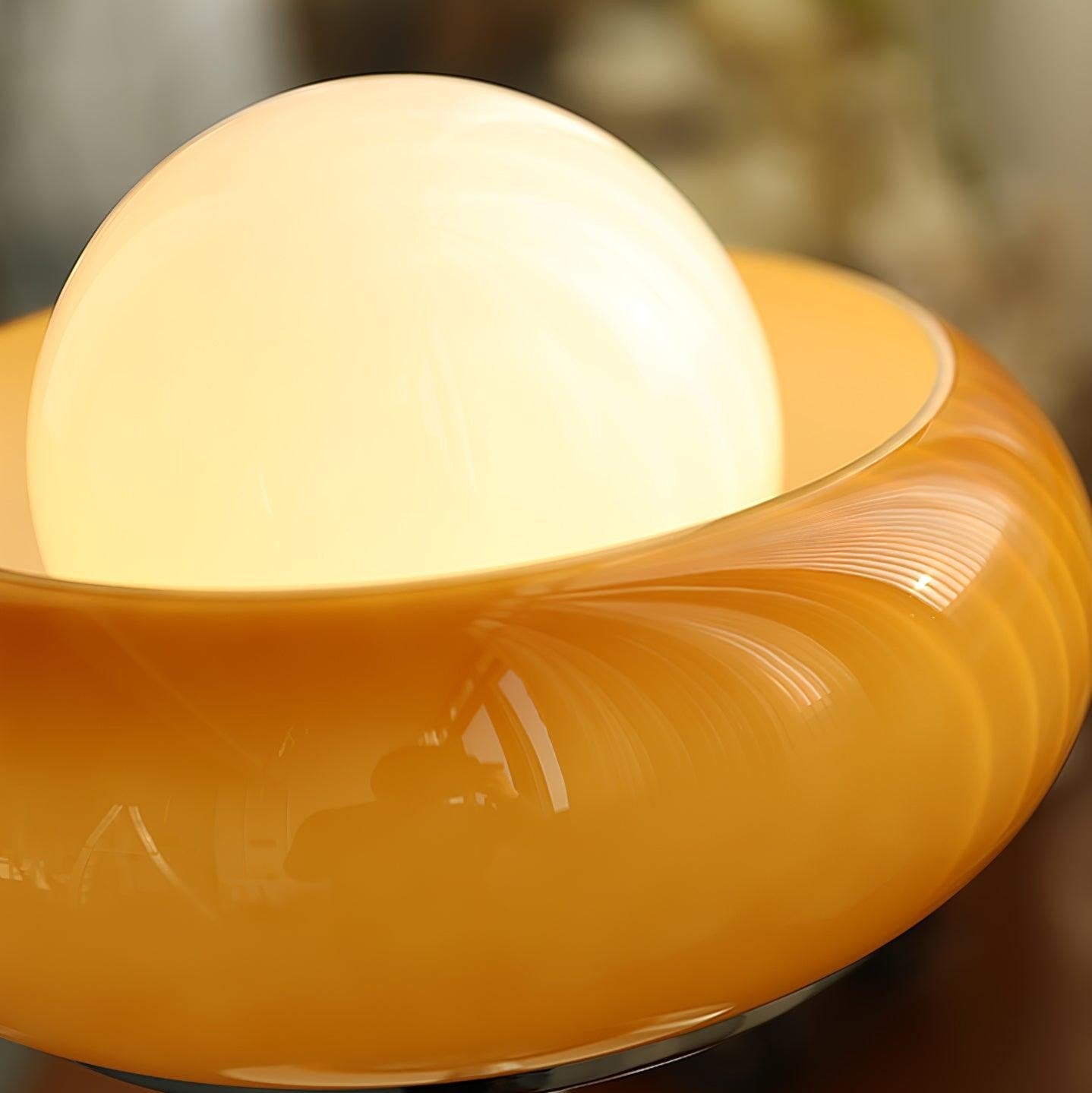 Harvey Retro Glass Table Lamp