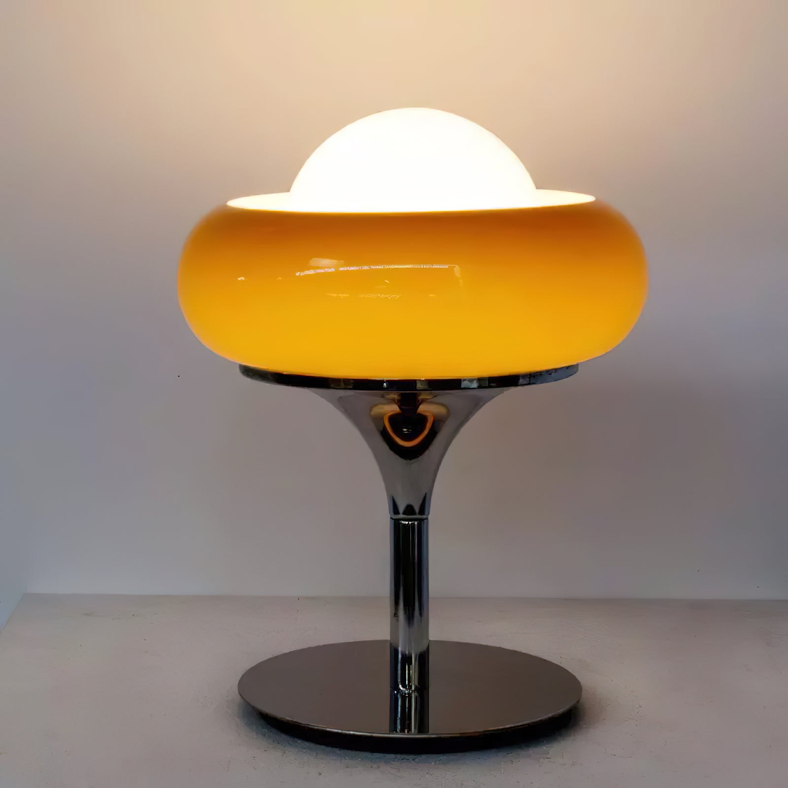 Harvey Retro Glass Table Lamp