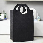 HausStil: Felt Laundry Basket – modern, lightweight & decorative for laundry, blankets & toys