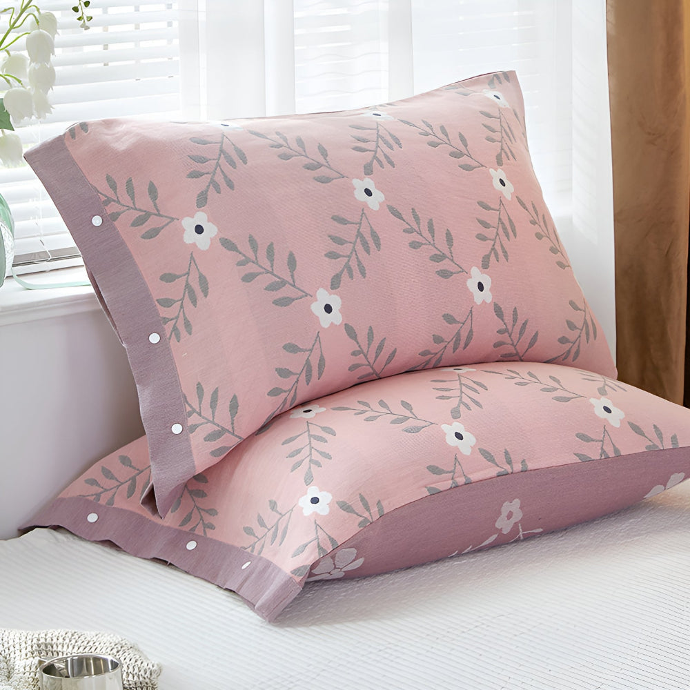 HautFreude: Breathable Pillowcase – Soft & Comfortable with Button Closure (1 Piece)