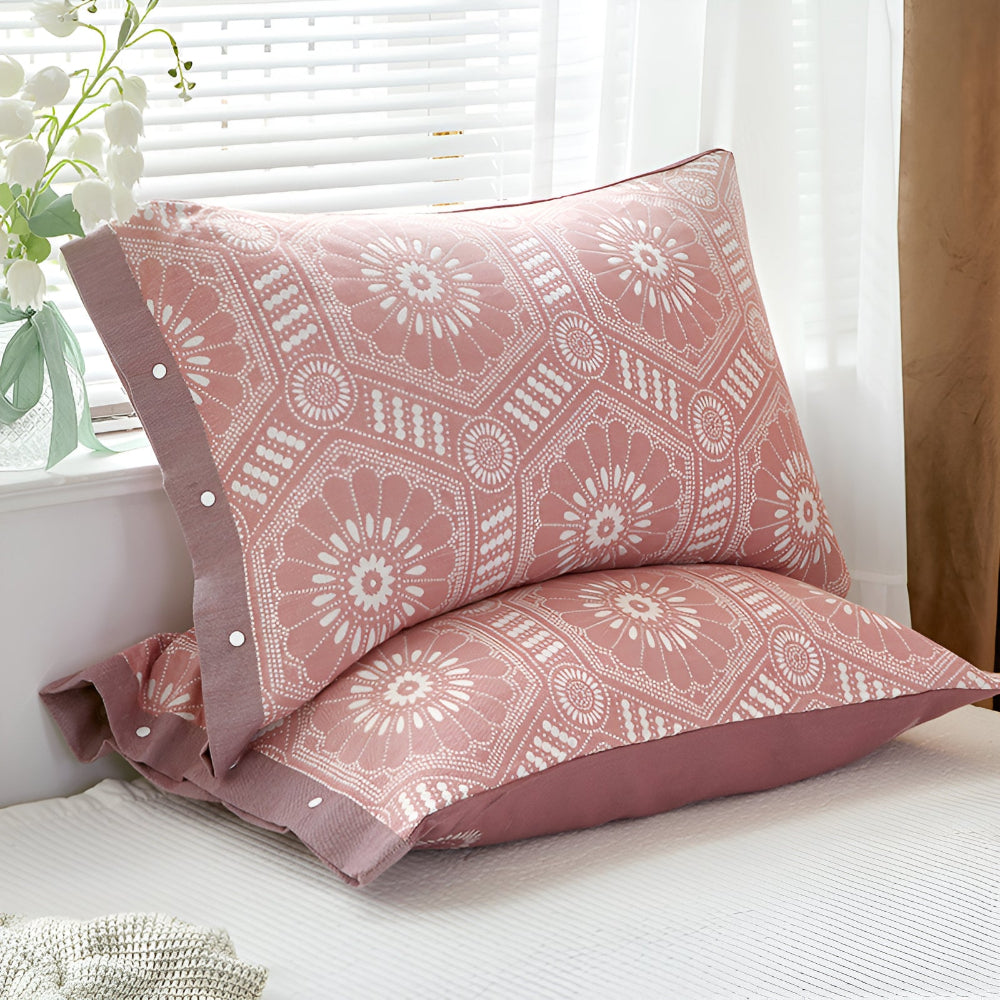 HautFreude: Breathable Pillowcase – Soft & Comfortable with Button Closure (1 Piece)