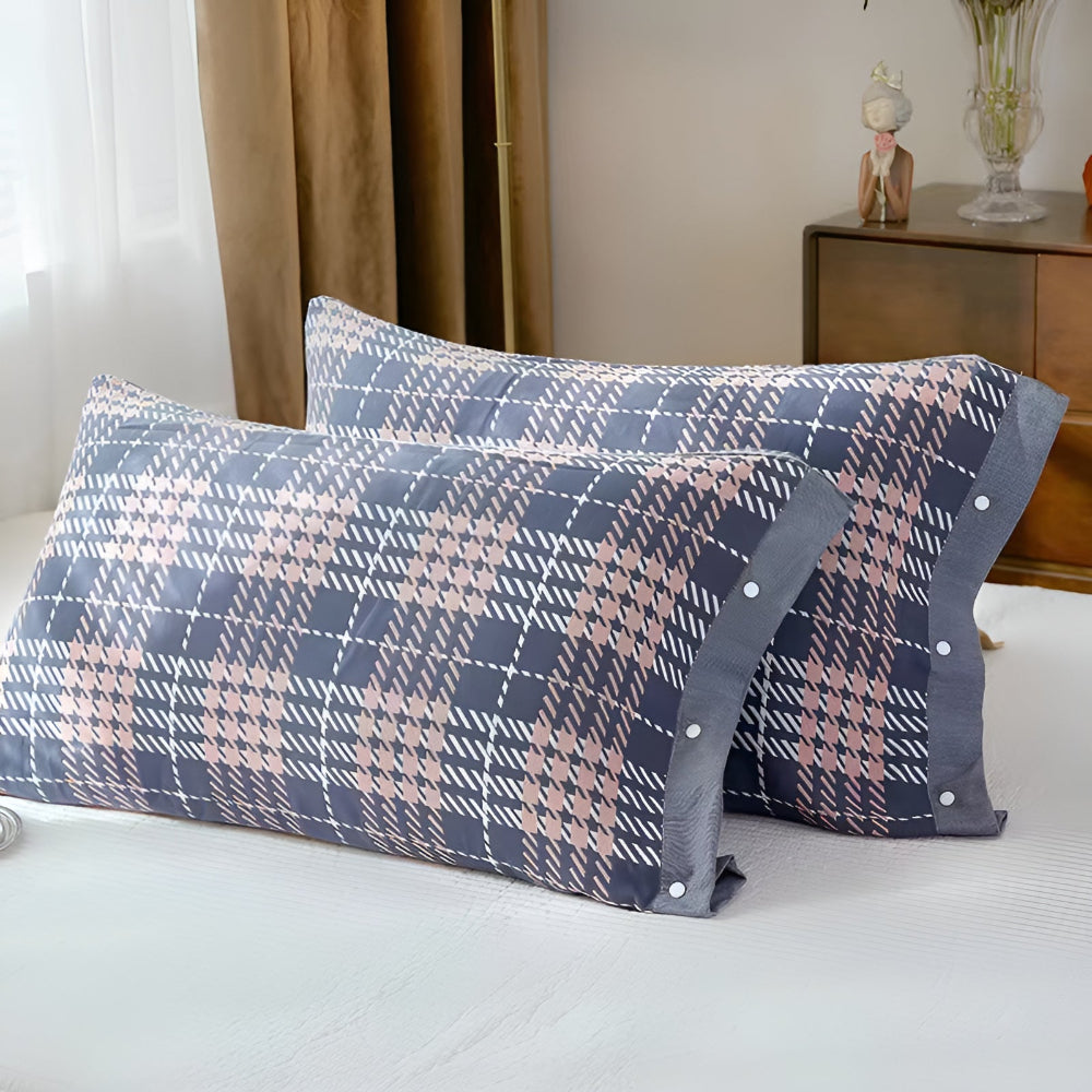 HautFreude: Breathable Pillowcase – Soft & Comfortable with Button Closure (1 Piece)