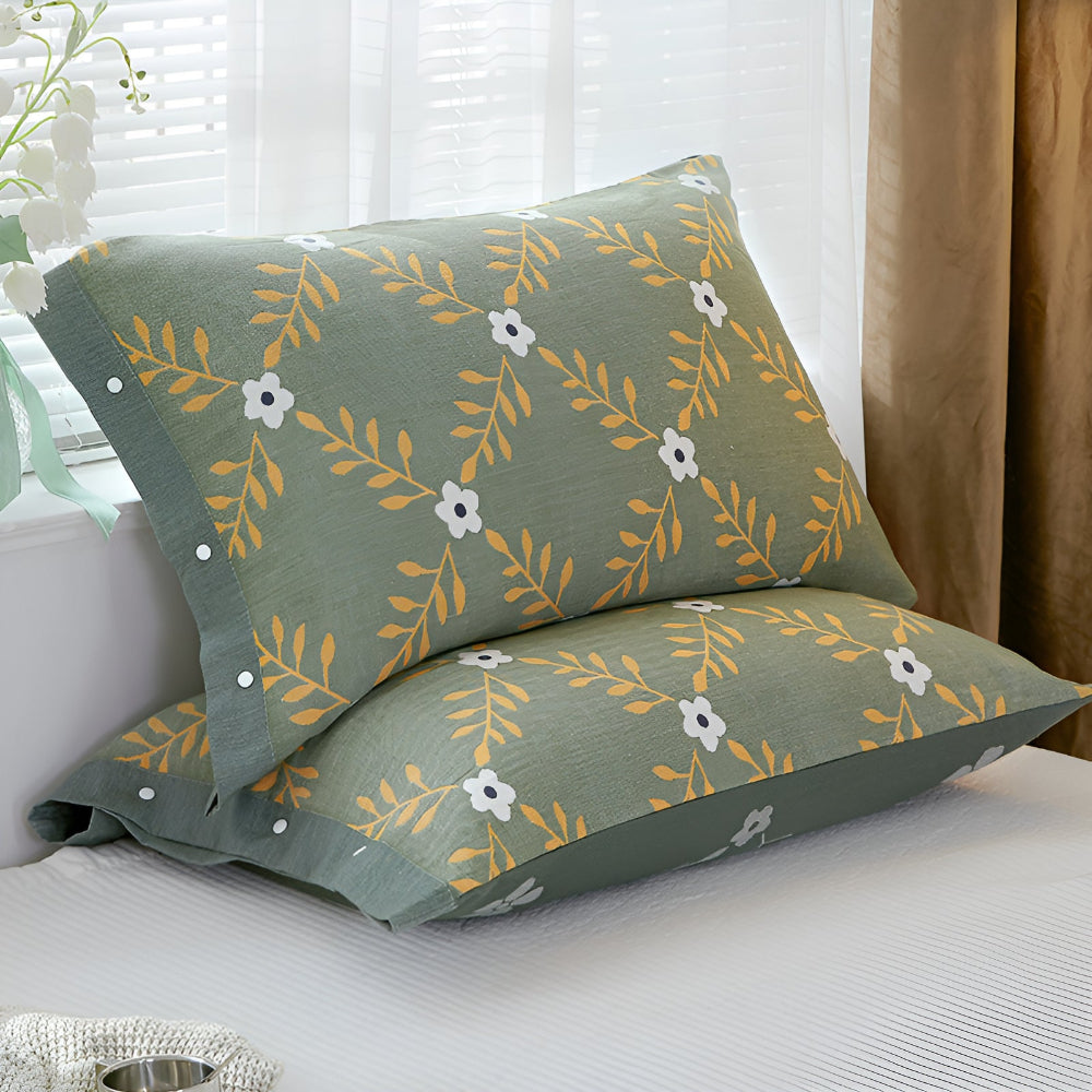 HautFreude: Breathable Pillowcase – Soft & Comfortable with Button Closure (1 Piece)