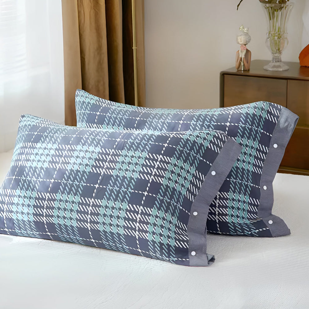 HautFreude: Breathable Pillowcase – Soft & Comfortable with Button Closure (1 Piece)